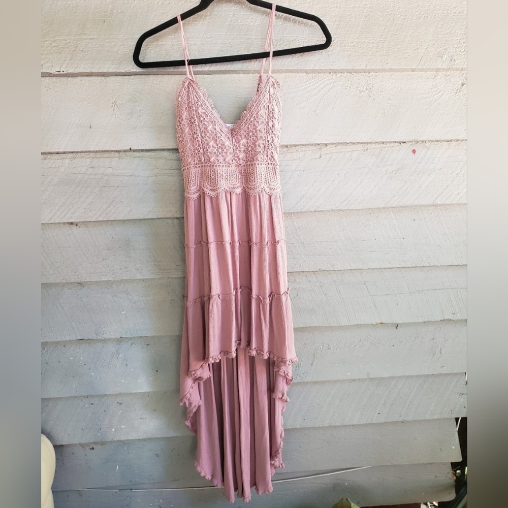 Rue 21 Mauve Lavender high low sundress sz xs